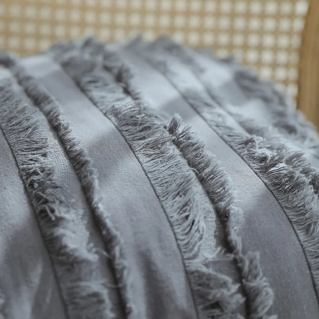 Soft Decorative Cotton Cushion Cover for Home Decor, angled view - House Of Avana