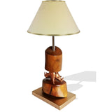 Double Rhino Head Table Lamp - Lamps Lamps
