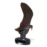 Hand carved Majestic African Wooden Eagle Chair L95cmW55cmH100cm- African Furniture for Living Room