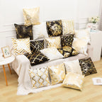 Retro Style Gold Stamped Cushion Cover - House Of Avana