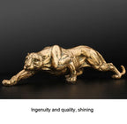 Modern Gold Statue - Abstract Panther Design, detail shot - House Of Avana