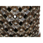 Hand Carved African Furniture Royal Cameroonian Bamileke 'Tabouret' or stool or End Side Table D40cm x H50cm - House Of Avana