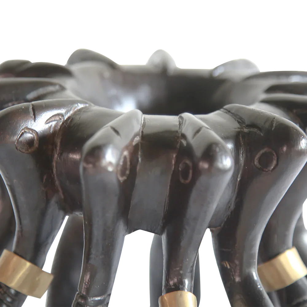 11 Kalao Hornbill Handcrafted Lamp From Côte D’ivoire - House Of Avana