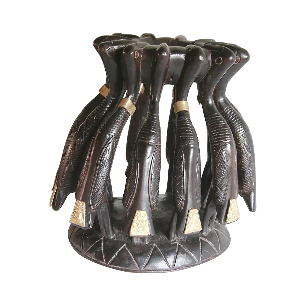 11 Kalao Hornbill Handcrafted Lamp From Côte D’ivoire - House Of Avana