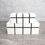 Bronze modern thinker statue, long-legged figurine, metallic finish - House of Avana