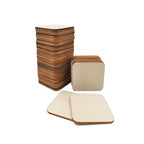 Natural Rustic Wooden Squares for Home Decor - House Of Avana