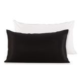 25 Momme Natural 100% Pure Mulberry Silk Pillowcase with Cotton Underside and Terse Zipper Closure