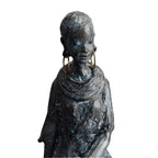 Tribal African Women Sculpture Figurines, detail shot - House Of Avana