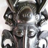 West African Tribal Vintage Ivory Coast Senufo Fertility Mask L38cm x W22cm x H10cm - Mask Wall Decor