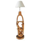 West African Family Unity Vintage Table Lamp from Ivory Coast | House Of Avana