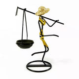 Standing Woman Stick Candle Holder For Table Decor