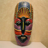 African Mask with stipplings