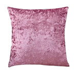 Plush red velvet cushion cover, soft padded design - House of Avana